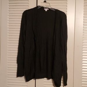 Black long sleeve sweater